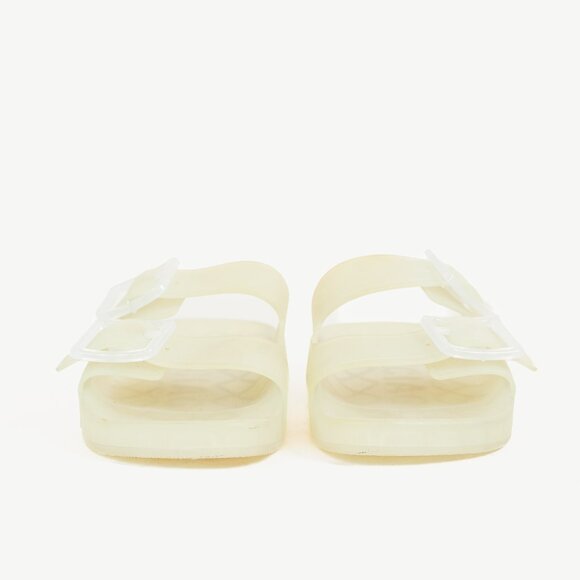 Balenciaga Mallorca Translucent Buckled Jelly Slide Sandals - Picture 3 of 9